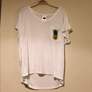 Pineapple White Tee
